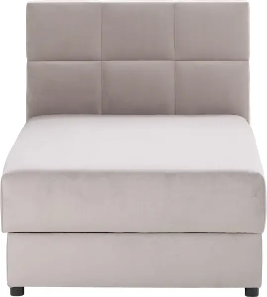 Tapczan Rio (plusz srebrzysty)