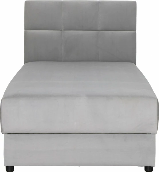 Tapczan Rio (plusz srebrzysty)