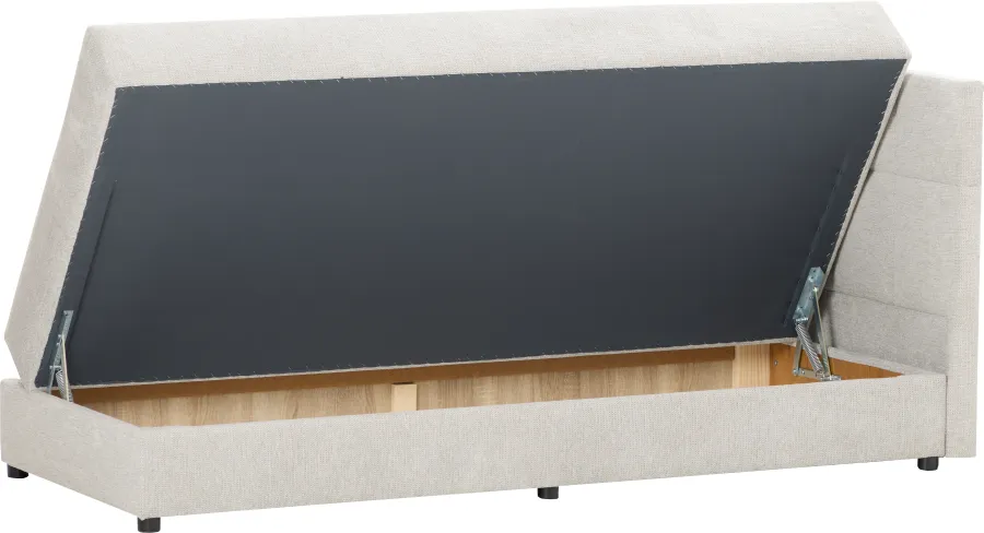 Tapczan Rio (rojal jasny szary)