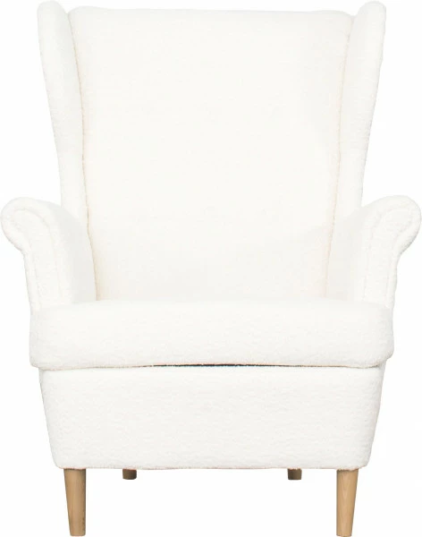 Fotel Werina (boucle kremowy)