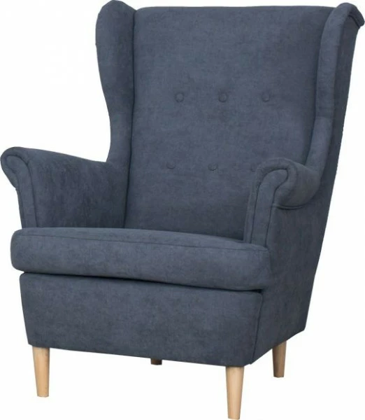 Fotel uszak Werina (diamentowy grafit) 