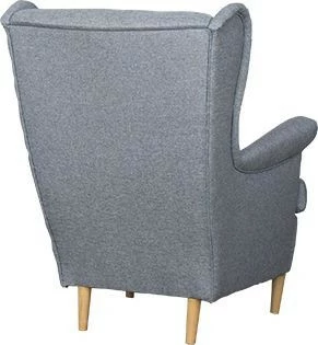 Fotel uszak Werina (gustimo szary) 