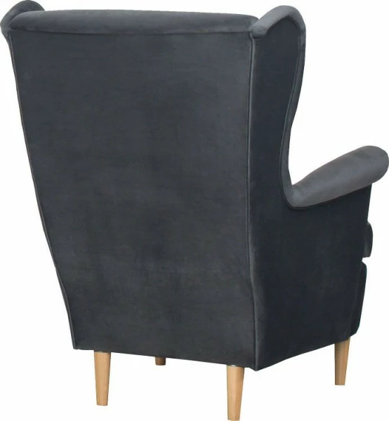 Fotel uszak Werina (plusz grafit)
