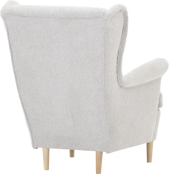 Fotel Werina (rojal jasny szary)