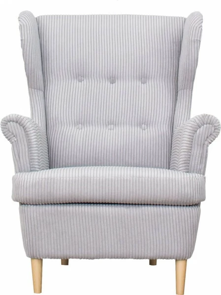 Fotel uszak Werina (sztruks szary)
