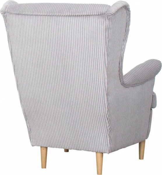 Fotel uszak Werina (sztruks szary)