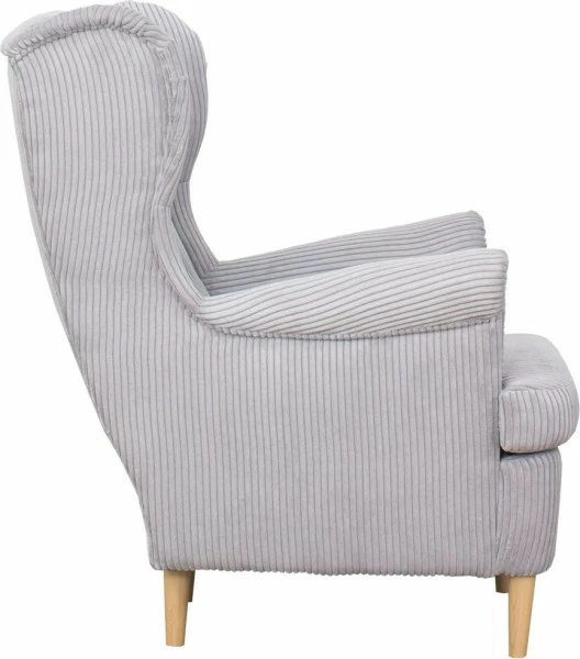 Fotel uszak Werina (sztruks szary)