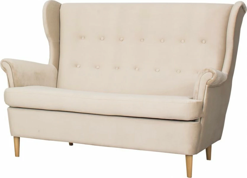 Sofa 2-osobowa Werina (plusz beż)