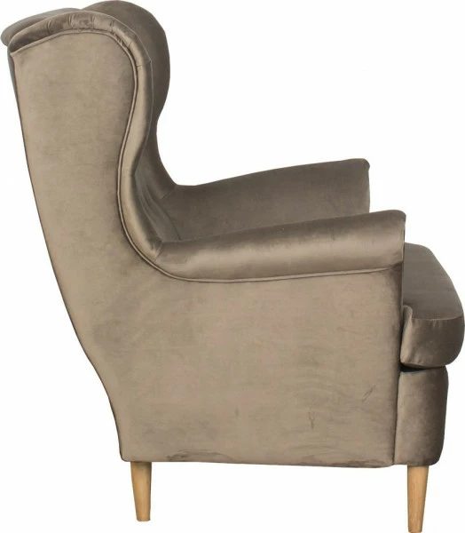 Sofa 2-osobowa Werina (plusz brąz)