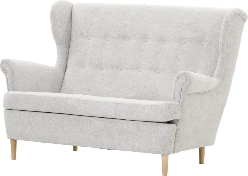 Sofa 2-osobowa Werina (rojal jasny szary)