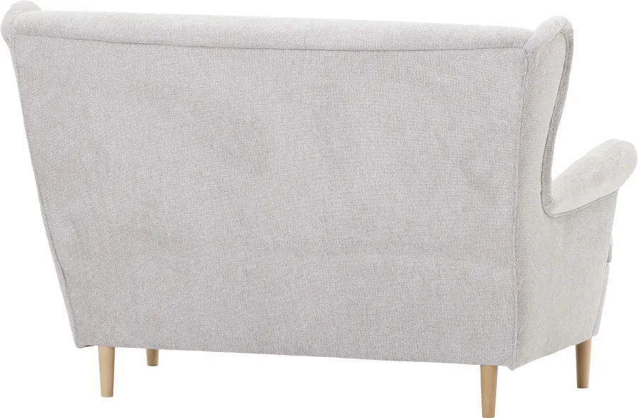 Sofa 2-osobowa Werina (rojal jasny szary) 