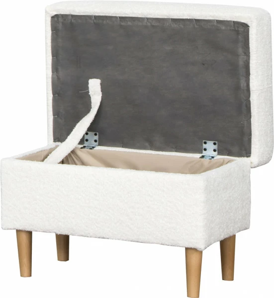 Puf Werina (boucle kremowy) 