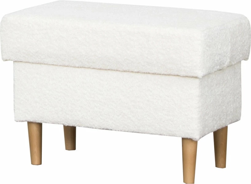 Puf Werina (boucle kremowy)