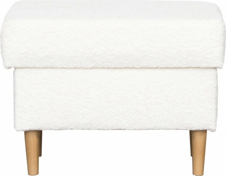 Puf Werina (boucle kremowy) 