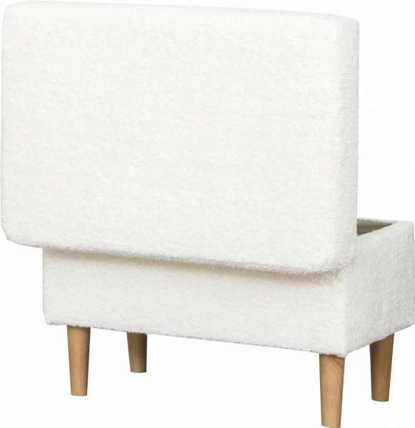 Puf Werina (boucle kremowy) 