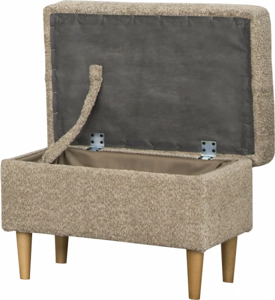 Puf Werina (boucle cappuccino) 