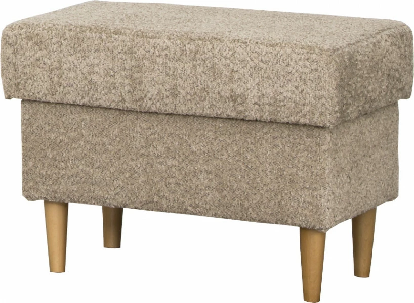 Puf Werina (boucle cappuccino) 