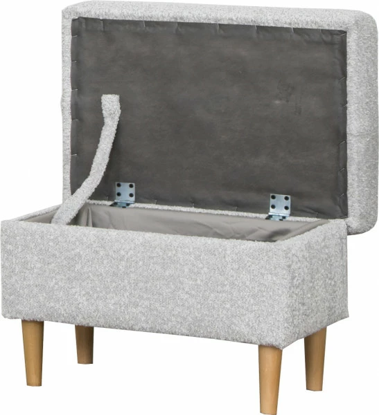 Puf Werina (boucle szary)