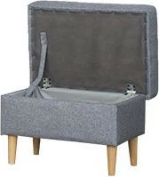 Puf Werina (gustimo szary) 