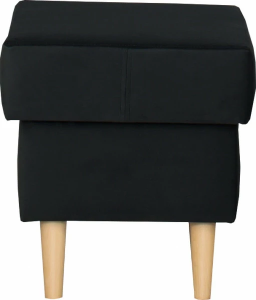 Puf Werina (plusz czarny)