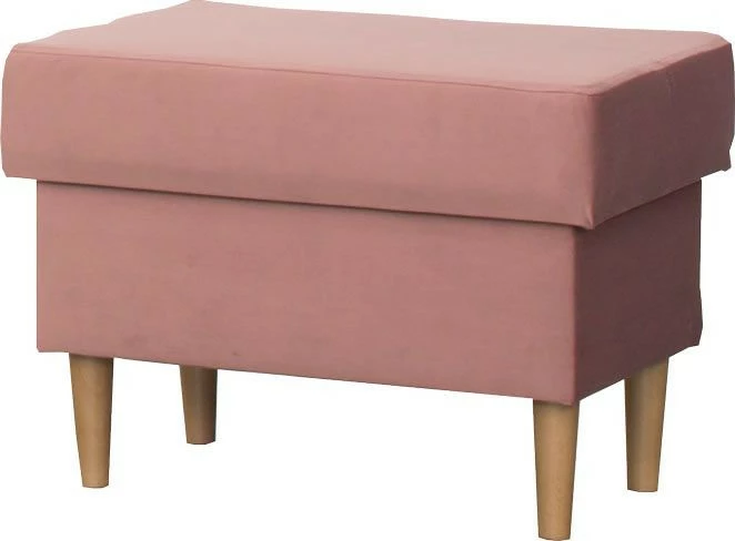 Puf Werina (plusz brudny róż) 