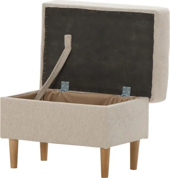 Puf Werina (rojal beż)