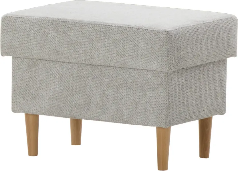 Puf Werina (rojal jasny szary)