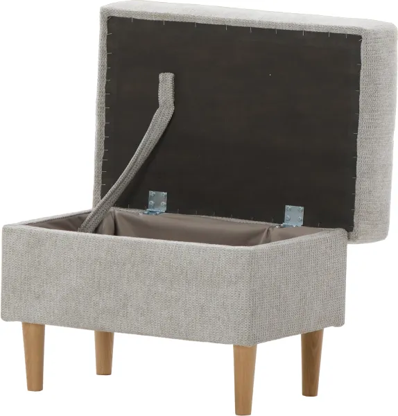 Puf Werina (rojal jasny szary)