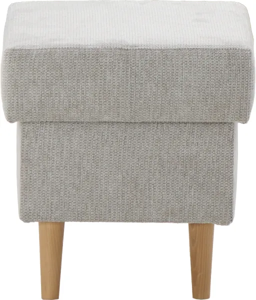 Puf Werina (rojal jasny szary)