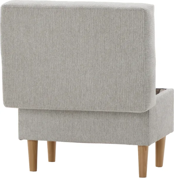 Puf Werina (rojal jasny szary)