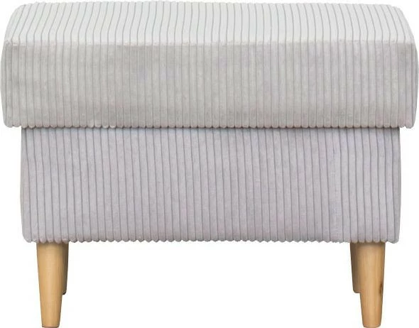 Puf Werina (sztruks szary) 