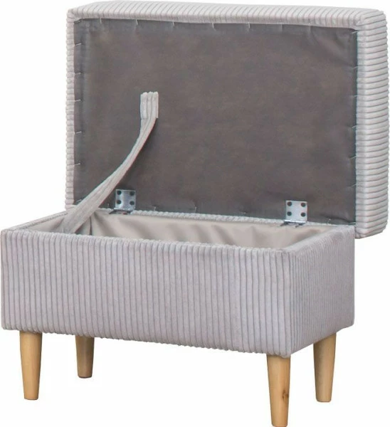 Puf Werina (sztruks szary)