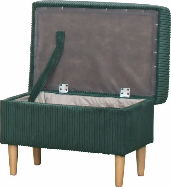 Puf Werina (sztruks zielony)