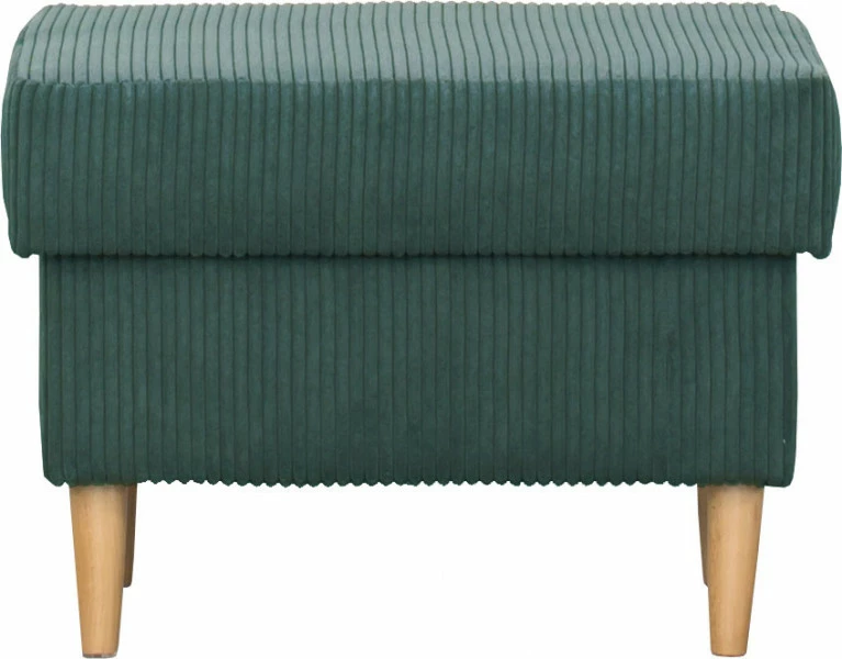 Puf Werina (sztruks zielony)