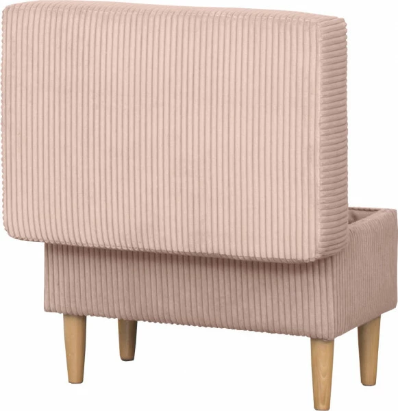 Puf Werina (sztruks róż)