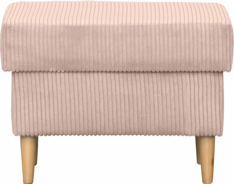 Puf Werina (sztruks róż)