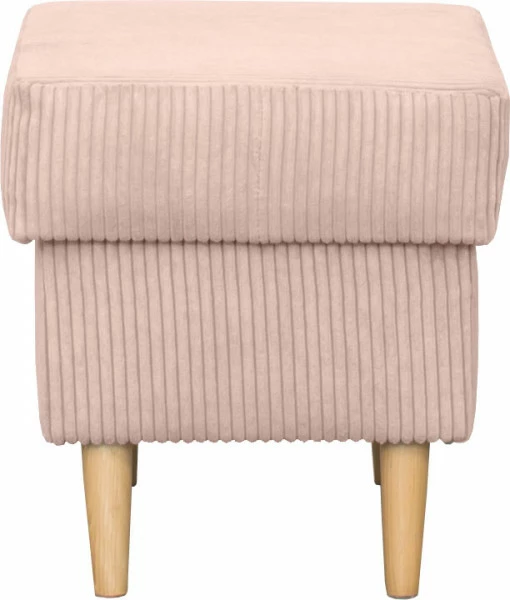 Puf Werina (sztruks róż)