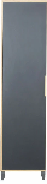 Półszafa uniwersalna (prawa/lewa) Floryda (grafit/dąb Soma ciemny) 