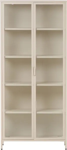 Witryna metalowa 2 drzwiowa Groovi 3 (beż)