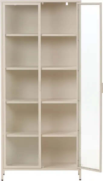 Witryna metalowa 2 drzwiowa Groovi 3 (beż)