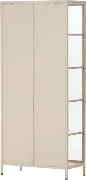 Witryna metalowa 2 drzwiowa Groovi 3 (beż)