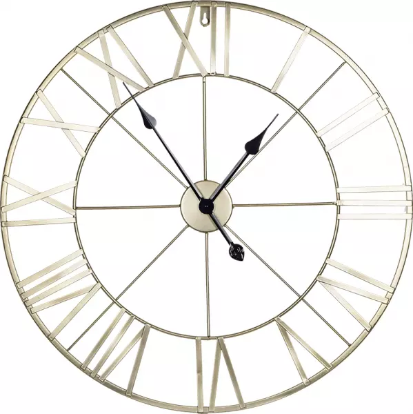 Zegar metalowy 25 (złoty)