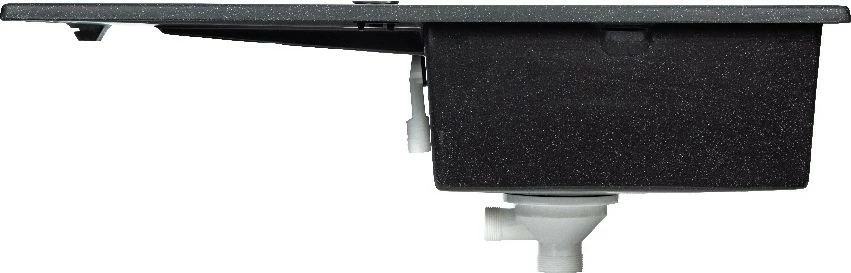 Zlew 1-komorowy (czarny-granitowy) 