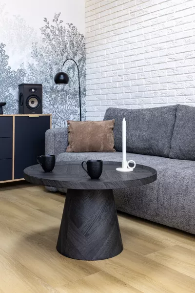 Stolik kawowy Naturos 80x47 (czarny) 