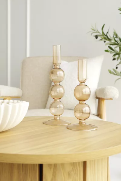 Świecznik szklany duży Soho 51