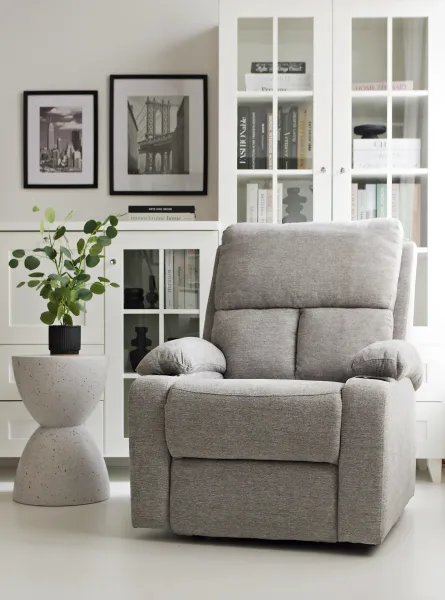 Fotel elektryczny relax z funkcją ułatwiania wstawania Calio 27 (szary)