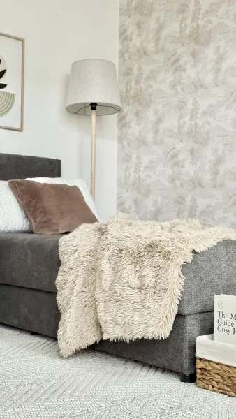 Koc teddy 65 (beżowy)