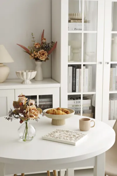 Miska na nóżce duża Stone 28 (beżowy)