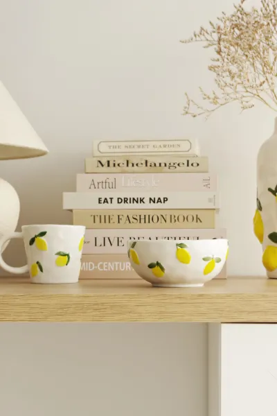 Miseczka Lemoni 164 (biały w cytryny)