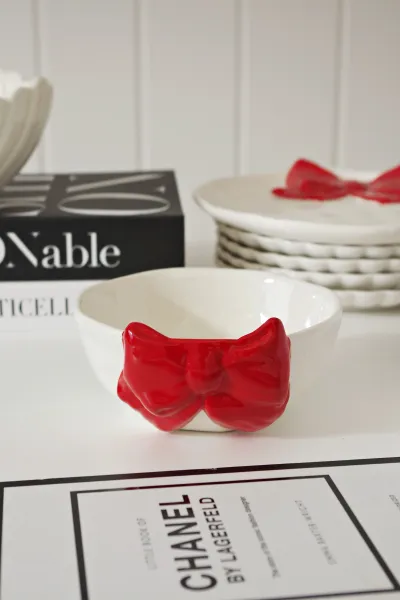 Miseczka Bella 167 (biały/czerwony)